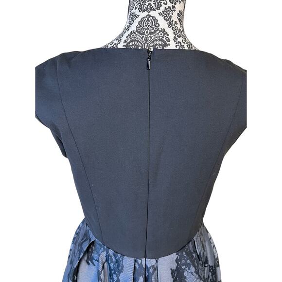 French Connection Milly Dress Sleeveless Lace Pleated Petticoat Pockets Size 10 - Picture 8 of 11